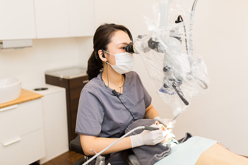 拡大視野化での歯周病治療
